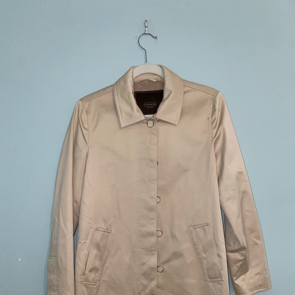Authentic Coach Trench Coat - Picture 2 of 3